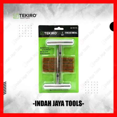 TEKIRO AU-TK1774 Tyre Kit METAL - Alat Tambal Ban Set Tubles Tubeless