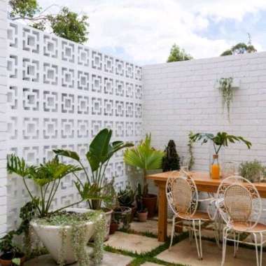 roster beton//minimalis terakota merah/sekat/rumah/varian/warna/abu/pu