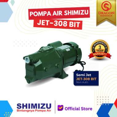 MESIN POMPA AIR SEMI JETPUMP SEMIJET SHIMIZU JET-308 BIT