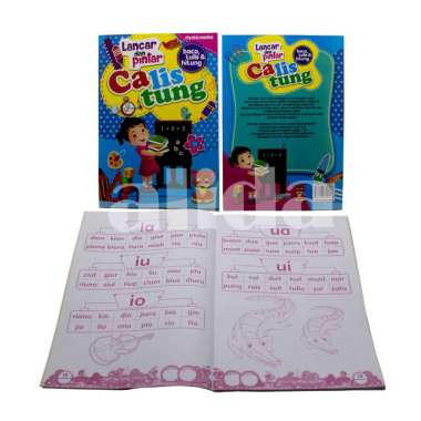 Buku Anak TK Paud Lancar Dan Pintar Calistung - Polos, Belajar Membaca