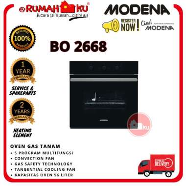 BUILT - IN OVEN GAS MODENA - BO 2668