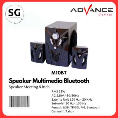 Advance Speaker Aktif M10BT Bluetooth Subwoofer Bass