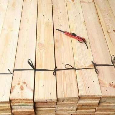 kayu 2x9x75cm jati belanda