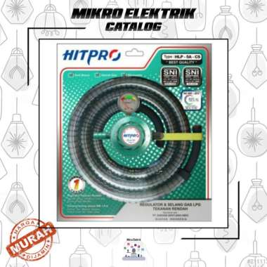 REGULATOR GAS PAKET SELANG DAN METER HITPRO