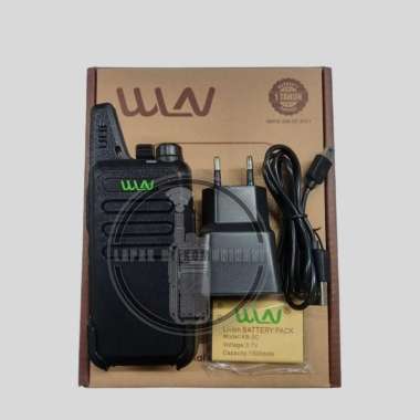 WLN KD-C1 HT UHF Hitam Garansi Handie Talkie WLAN KDC1