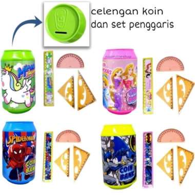Coin bank Celengan Plastik / Celengan Unik Kekinian / Souvenir