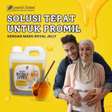 Madu Asli Royal Jelly Murni Promil 1 Kg Serambi Botani