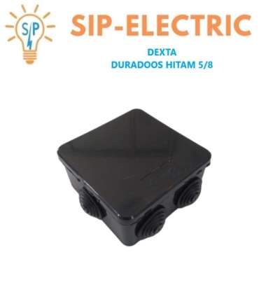 DEXTA DURADUS 5/8 HITAM / DURADOOS BOX DX-121 HITAM 8,5X8,5X4,5 CM