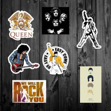 Stiker Pack Band Queen [7 Pcs]