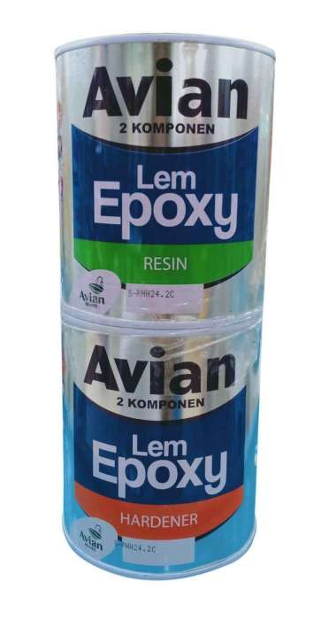 Lem Epoxy Avian 2 Komponen (Resin+Hardener)