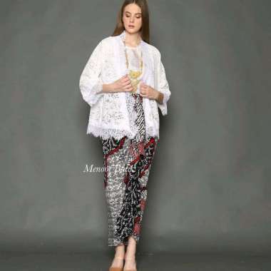 BATIK SET BRANDED PREMIUM SETELAN KEBAYA SEMI SUTERA PREMIUM HIGH QUALITY KAFTAN KEBAYA WANITA BATIK