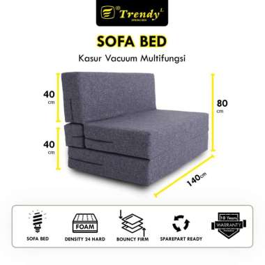 Trendy Paradiso Sofa Bed 160x200x20 Cm