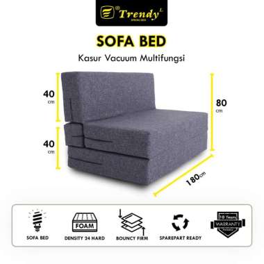 Trendy Paradiso Sofa Bed 180x200x20 cm - Kasur Busa Lipat Multifungsi