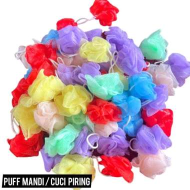Spons Mandi Spon Mandi Bath Sponge / Spons Mandi Puff Rainbow