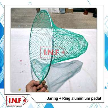 Jaring ikan siap pakai / seser serokan ikan besar / serokan diameter 50 cm / alat penangkap ikan 30 