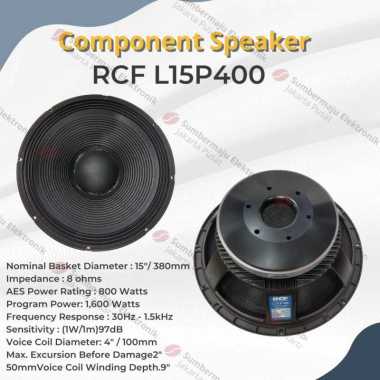 Subwoofer Rcf P400 15 Inch Speaker Rcf 15g401 Rcf 15 P400 Jual