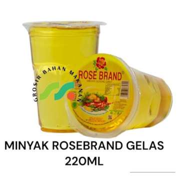 MINYAK ROSE BRAND GELAS 220ML