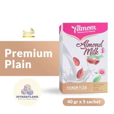 ALMOM Susu Almond Milk Pelancar ASI / Asi Booster Yummys Bubuk Susu Almond | Untuk Ibu Hamil 7 Bulan