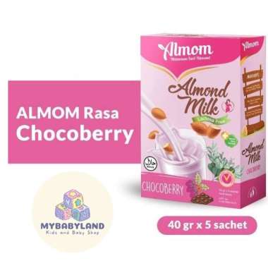 ALMOM Susu Almond Milk Pelancar ASI / Asi Booster Yummys Bubuk Susu Almond | Untuk Ibu Hamil 7 Bulan
