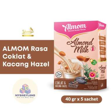ALMOM Susu Almond Milk Pelancar ASI / Asi Booster Yummys Bubuk Susu Almond | Untuk Ibu Hamil 7 Bulan