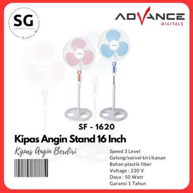 Advance Kipas Angin Berdiri SF-1620 16 inch Stand Fan / kipas angin berdiri
