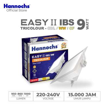 Hannochs Downlight LED EASY II 9W IBS Lampu Dekorasi - Tricolour TRICOLOUR