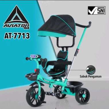 Stroller Sepeda Anak Roda Tiga Aviator AT-7713 AT7713 AT 7713