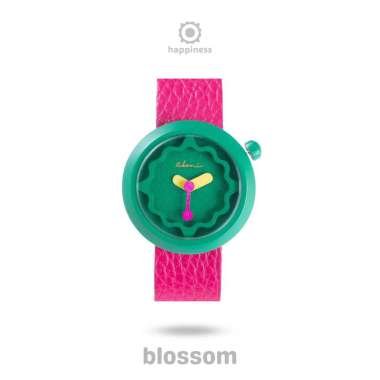 Eboni Jam Tangan Kayu Happiness - Blossom Strap Halus