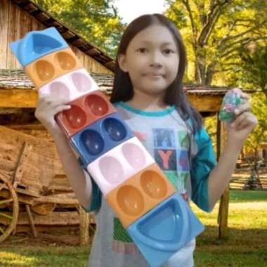 MAINAN CONGKLAK SUSUN PELANGI FREE BIJI CONGKLAK DAKON CONGKLAK