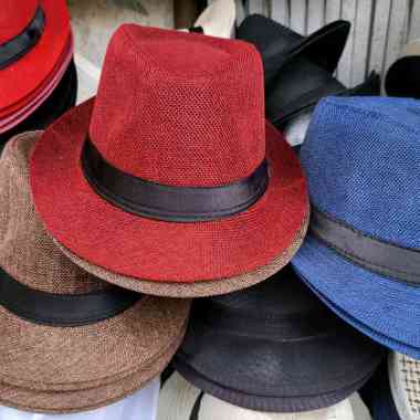 Topi Fedora/Topi Vedora Pria/Topi Fedora Laki Laki/Fedora Hat