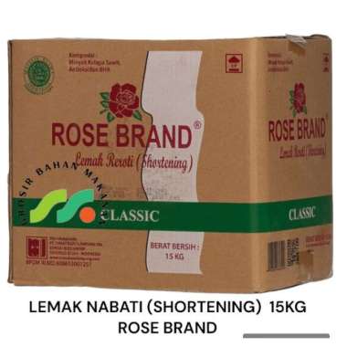 Mentega Putih Rosebrand - Shortening 15kg