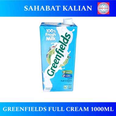 Promo Harga Greenfields UHT Full Cream 1000 ml - Blibli