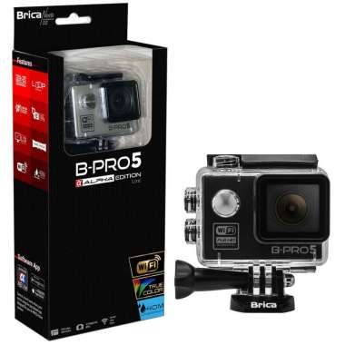 Brica B-Pro 5 Alpha Edition Action Camera Wifi Lite - Garansi Resmi 1 Tahun BLACK .