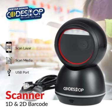 Codeshop CD707 Payment Scanner Barcode 1D 2D CMOS Imager USB  CD-680