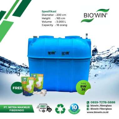 BIO'WIN BW30 Septic Tank, Biotech, Biofil Biru
