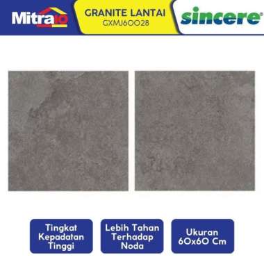 Sincere Granite Lantai GXMJ60028 60x60 Cm Hitam Abu-abu -