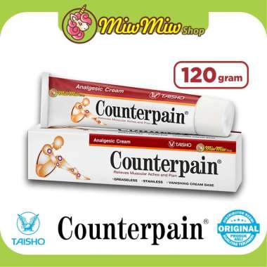 COUNTERPAIN Cream - Krim Pereda Nyeri Otot & Sendi COUNTERPAIN Besar (Cream 120g)