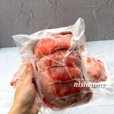 Daging Slice 500gr Beef Halal Sirloin Beff Slice Daging Sapi Premium by Nishimurashop Nishimura 500g