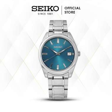 Jam Tangan Pria Seiko SUR525P1 SUR525 Blue Quartz Sapphire Stainless
