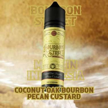 liquid bourbon street coconut oak bourbon pecan custard 60ml vape 12mg