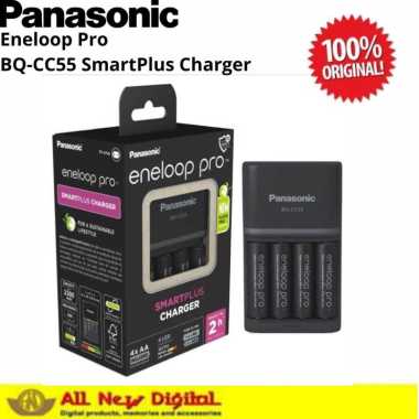 Panasonic Eneloop pro BQ-CC55 SmartPlus Charger w/ 4xAA 2500mAh