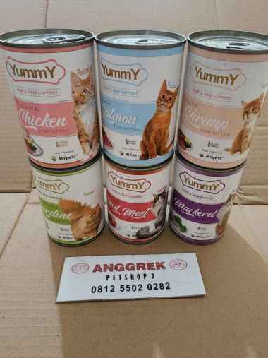 Yummy Cat Food Kaleng 400gr Salmon