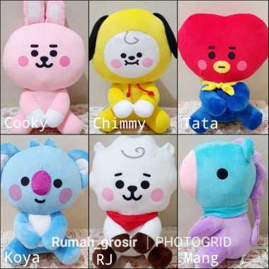 Boneka Cute Baby Sitting BT21 BTS Unofficial SITTING  NORMAL CHIMMY