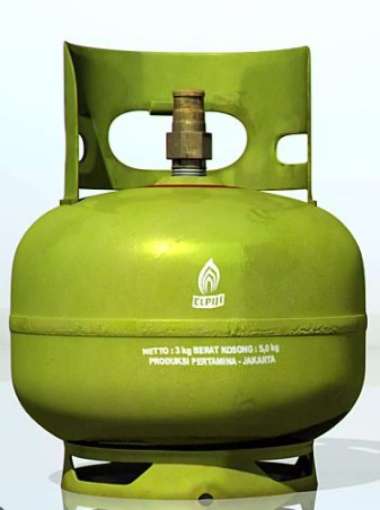 Tabung Gas melon LPG 3 KG / 3KG kosong ( tidak termasuk isi )
