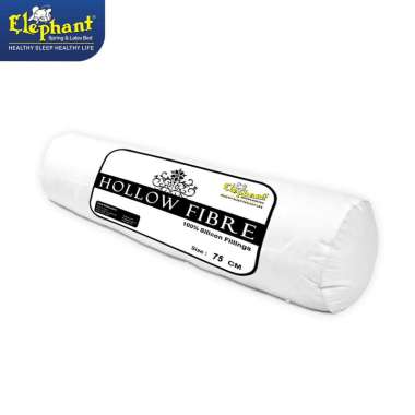 Guling Silikon Hotel Elephant / Hollow Fibre Putih Putih