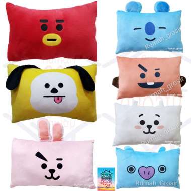 Bantal Boneka BT21 BTS Unofficial Cooky Tata Ukuran BESAR BANTAL CHIMMY BESAR