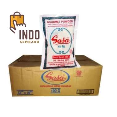 Micin sasa 100g dus/micin sasa 1 ons dus 12×10×100/bumbu penambah rasa sasa kemasan