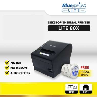 BLUEPRINT LITE80X PRINTER KASIR THERMAL (USB + RJ11)