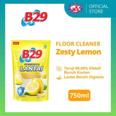 B29 Floor Cleaner Zesty Lemon 750ml - Pembersih Lantai