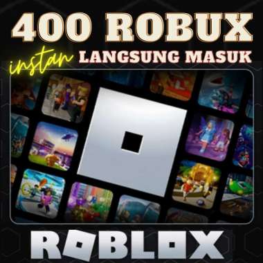 Robux instan - 400 Robux - Langsung masuk